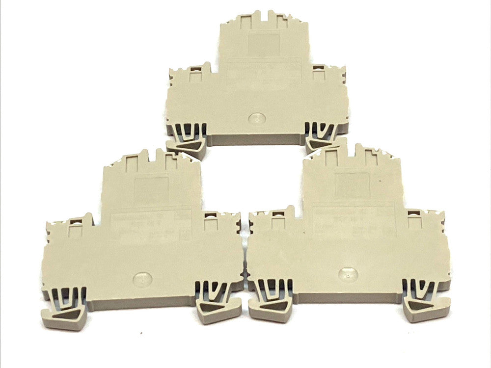 Weidmuller WDK‑4N‑V Modular Terminal Block LOT OF 3