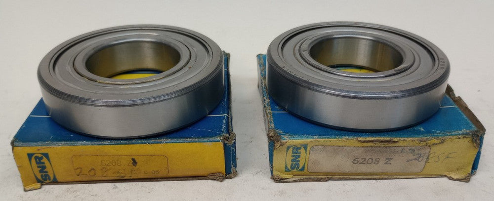 SNR 6208Z Ball Bearing Deep Groove 40 X 80 X 18mm Single Shielded (Pack o f 2)