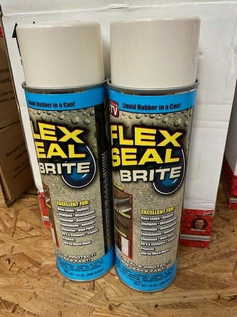 (2 Pack) Flex Seal FSB20 Flex Seal Brite 14 Ounce