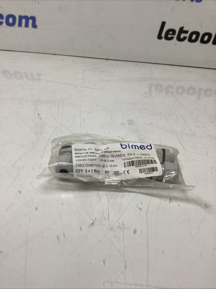 Bimed BSPA-11 Industrial Cable Glands 5pcs R-149
