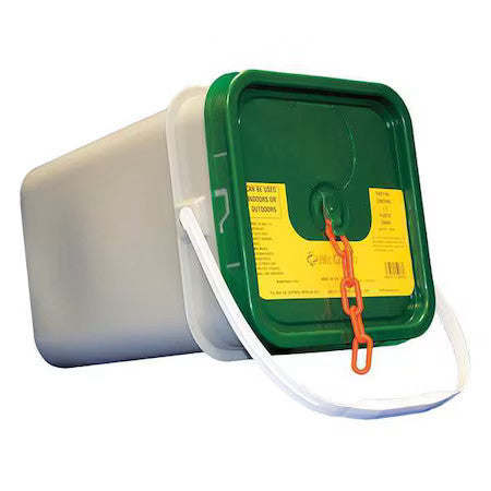 Zoro Select 30012-P Plastic Chain, Safety Orange, 300 Ft Length, Gloss