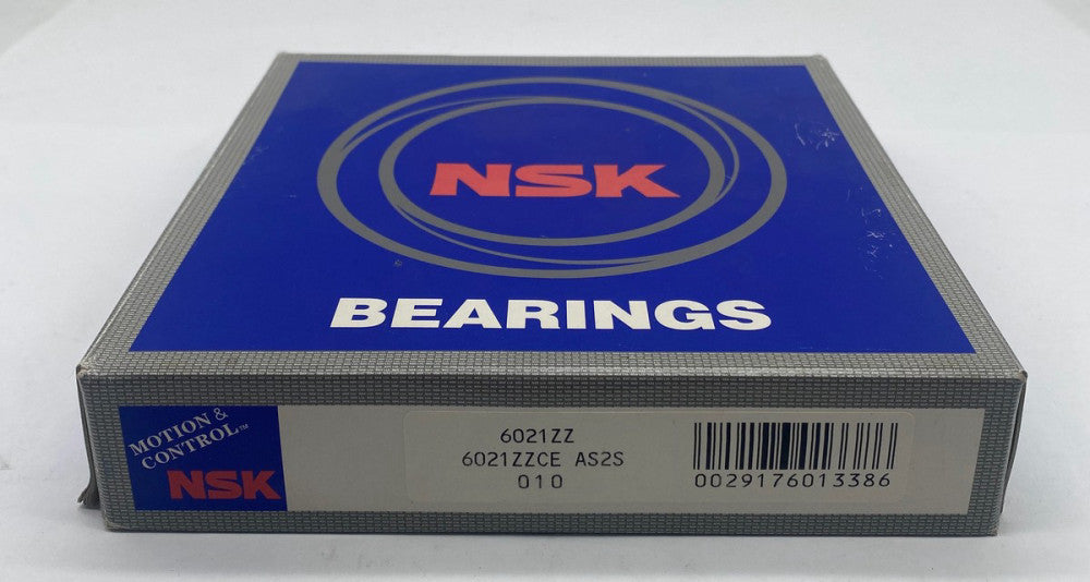 NSK 6021ZZ Deep Groove Ball Bearing, 105mm Bore 26mm Width 