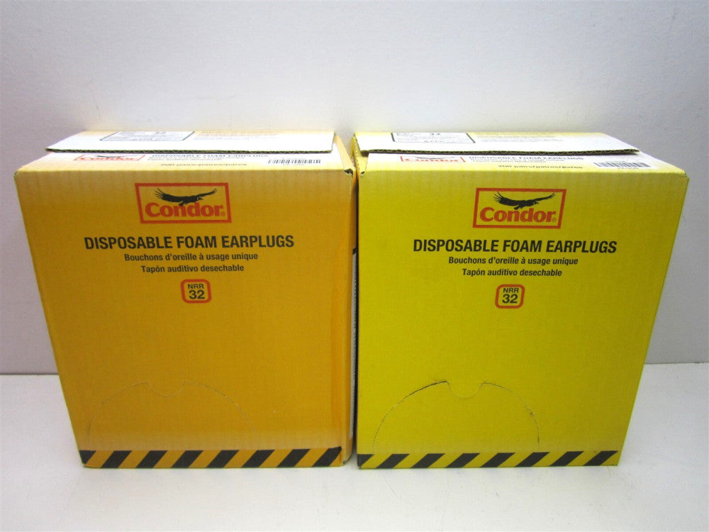 (399-P1000PL) 32dB NRR Disposable Uncorded Roll-Down Bullet Earplugs 200ct-Qty 2