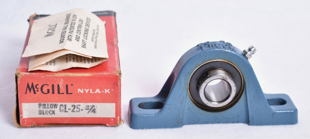 McGill Nyla-K 3/4 Pillow Block Bearing CL-25-3/4 MB-25-3/4