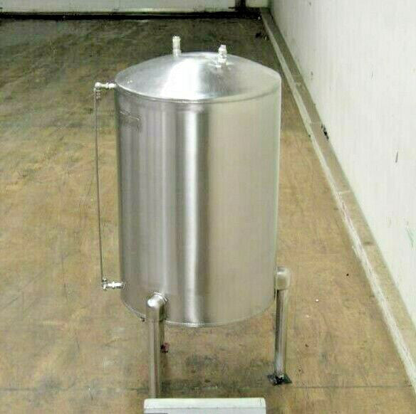 Utensco VT-125 Stainless Steel Dome Top/Flat Bottom Tank, 125 Gal. Single Wall