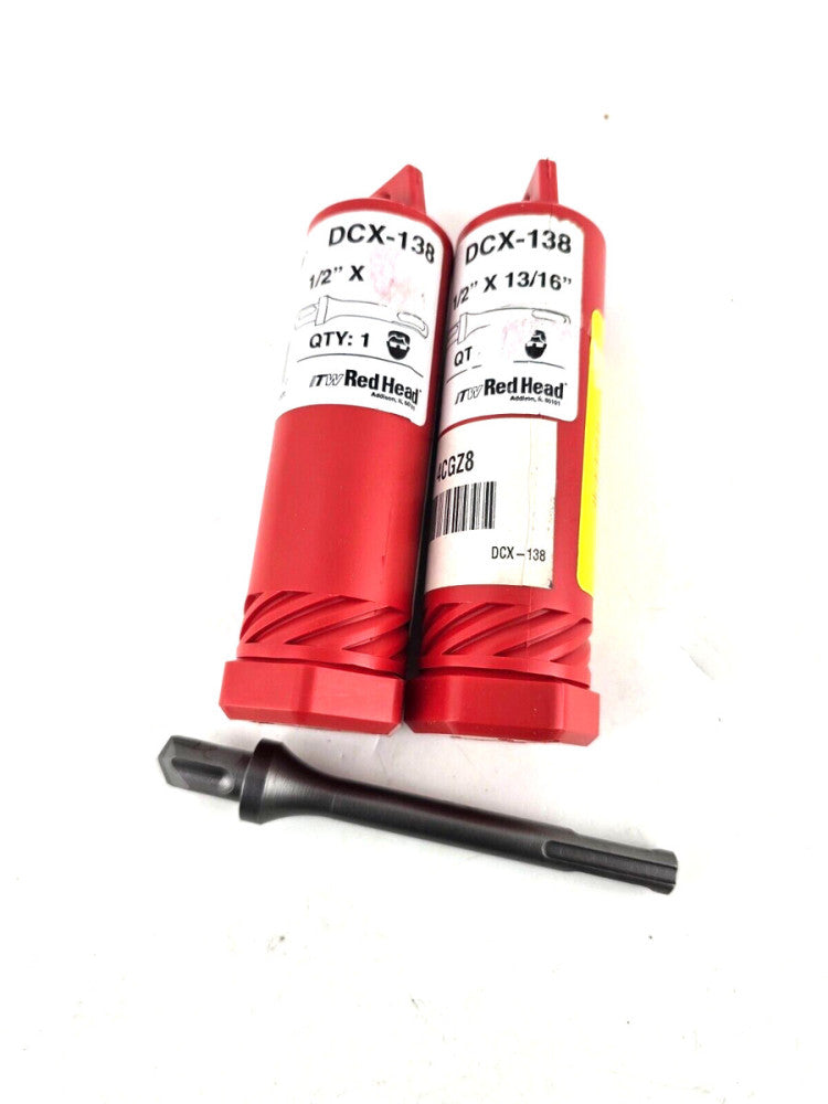 2pcs ITW Redhead 1/2″ Depth Charge Stop Drill Bit DCX-138
