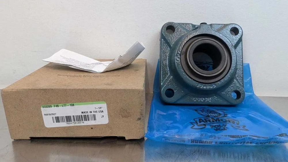 Dodge F4B-LT7-108 4-Bolt Flange Mount Bearing 033269 1-1/2" ID