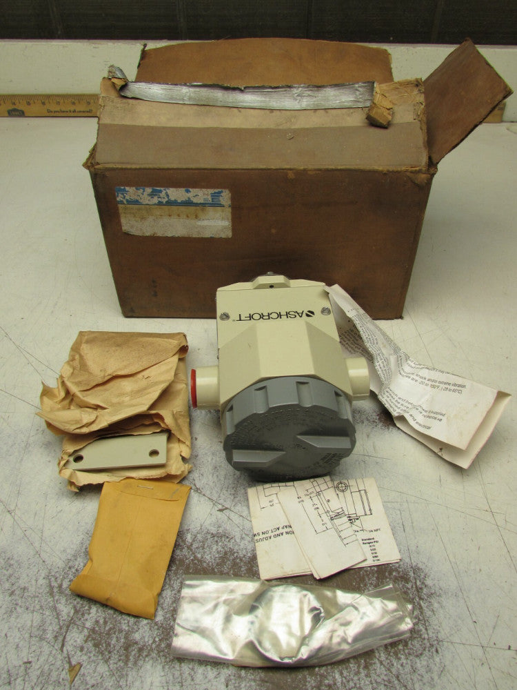 ASHCROFT PRESSURE SWITCH PPDN7GGV25 60PSI-RANGE 500PSI-PROOF 2.7-5.5 NEW IN BOX 