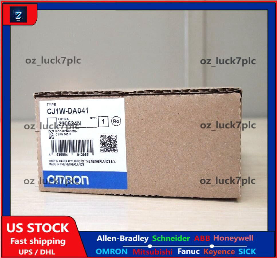 New OMRON CJ1W-DA041 PLC Module Analog Output Unit CJ1WDA041 from Japan