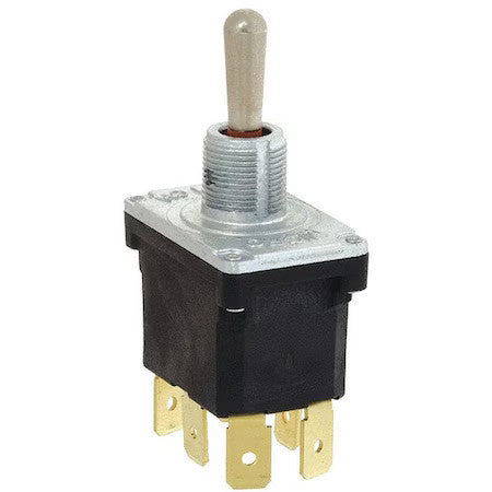 Honeywell 32Nt91-7 Toggle Switch, Dpdt, 6 Connections, Momentary On/Maintained