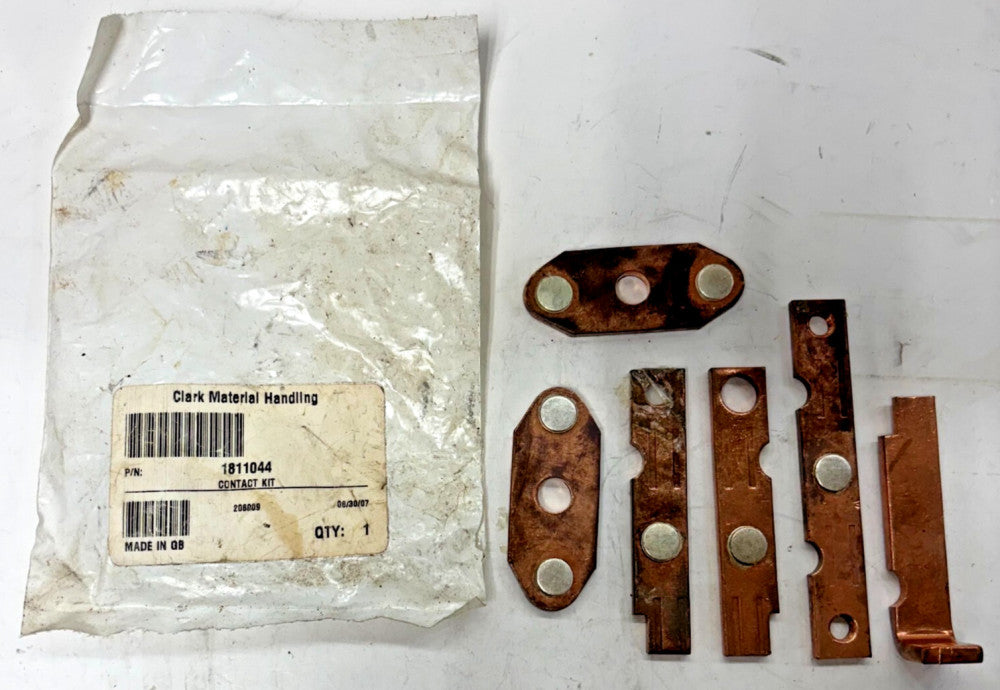 CLARK CONTACT KIT 1811044 6 PEICES FORKLIFT PARTS PACKAGE OAD 7"X5"