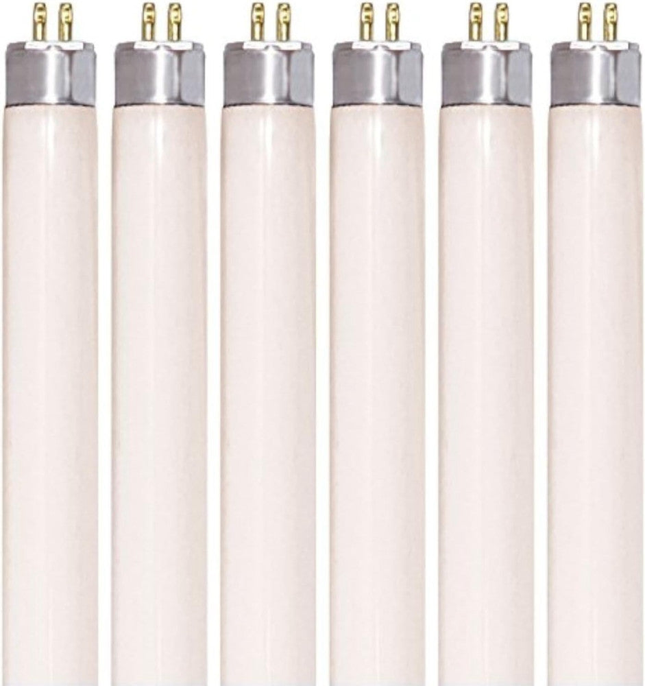 KOR (Pack of 6) F6T5 - T5 Fluorescent - 6 Watt - 9" Super Daylight (6500k) 