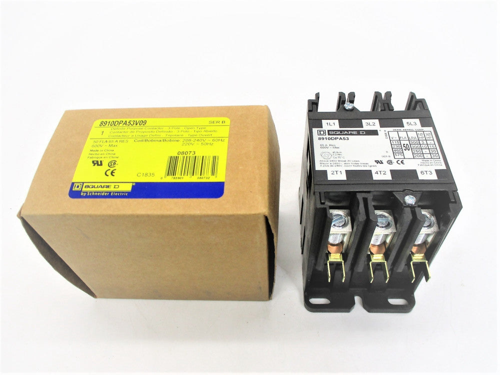 SQUARE D 8910DPA53V09 SER. B 208-240V 65A NSMP
