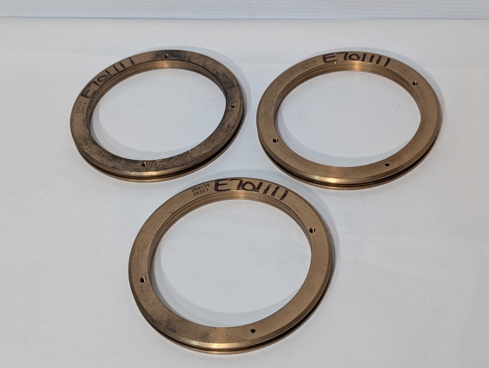 Lot of 3: 288126/28353 Parts E701111 Wear Rings Hydraulic Flange Collar Spacer ?