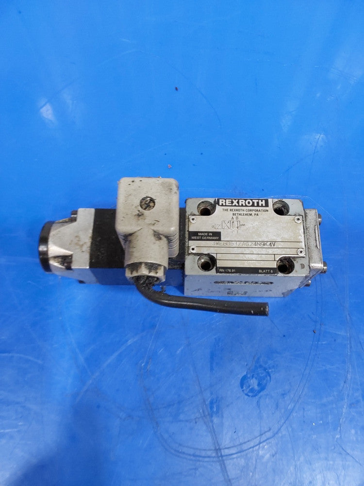REXROTH,  4WE6D51/AG24N9K4/V / 4WE6D51AG24N9K4V (USED)