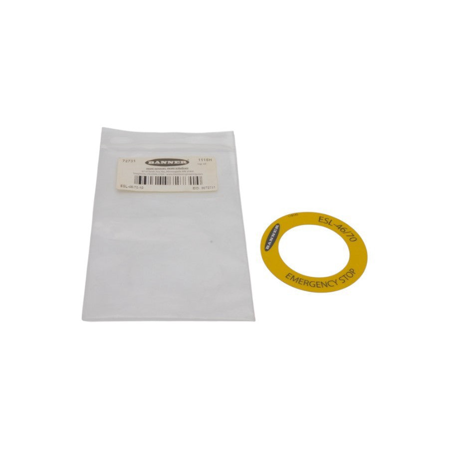 BANNER ENGINEERING ESL-46/70-10 72731 (PKG OF 10) NSMP