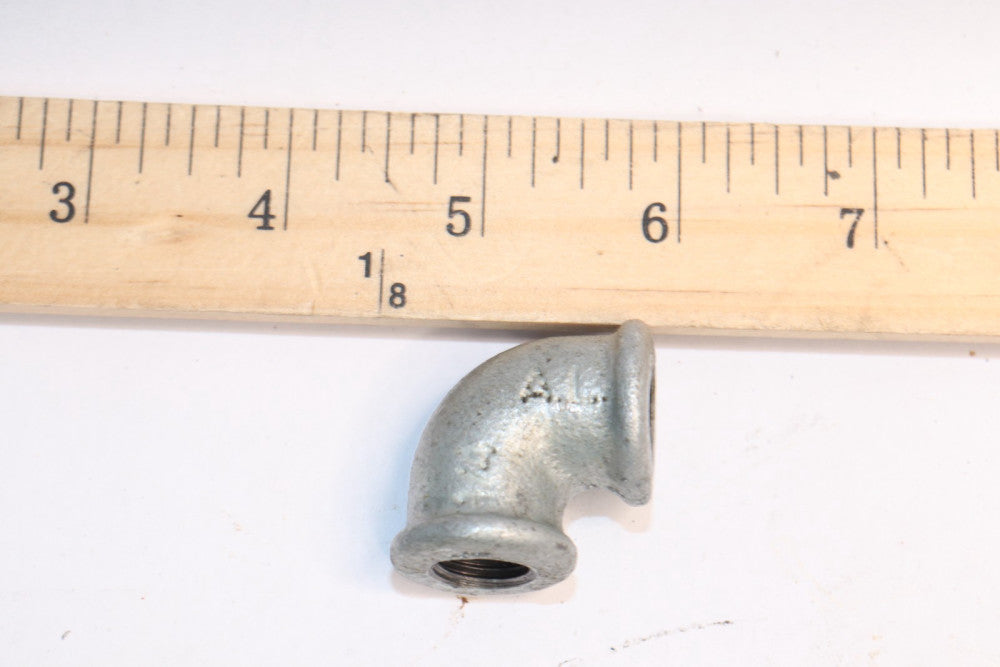 Threaded 90 Deg Elbow Galvanized 3/8" x 1/4"