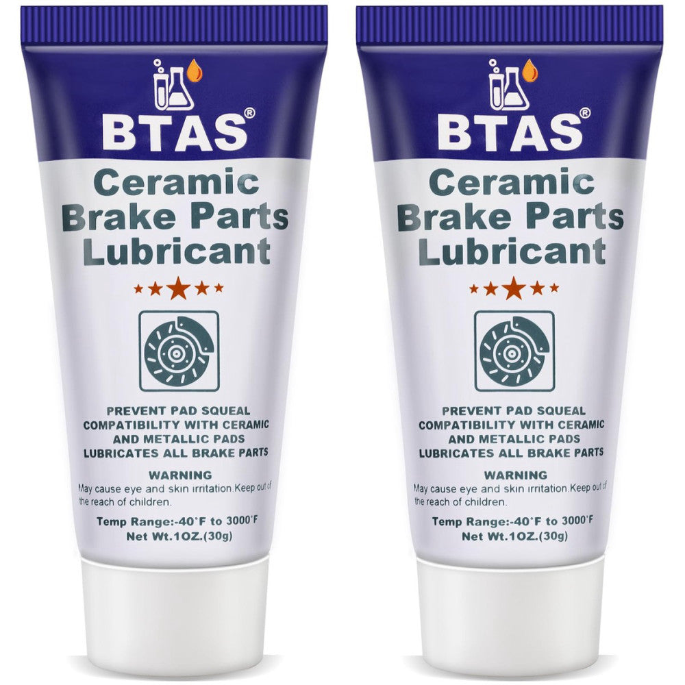 Brake Anti Seize & Squeal Synthetic Ceramic Grease 1 oz 2-Pack | Caliper Pa