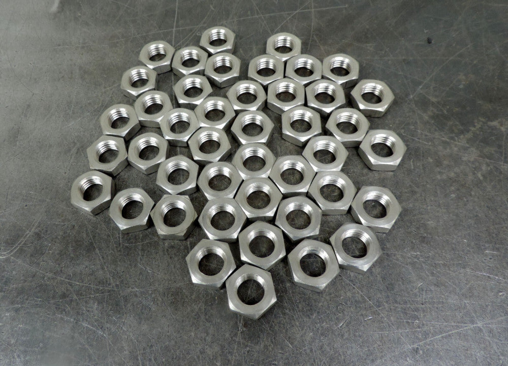 Stainless Steel Jam Nut 3/4" SAE Course Lot of Forty Three (43)
