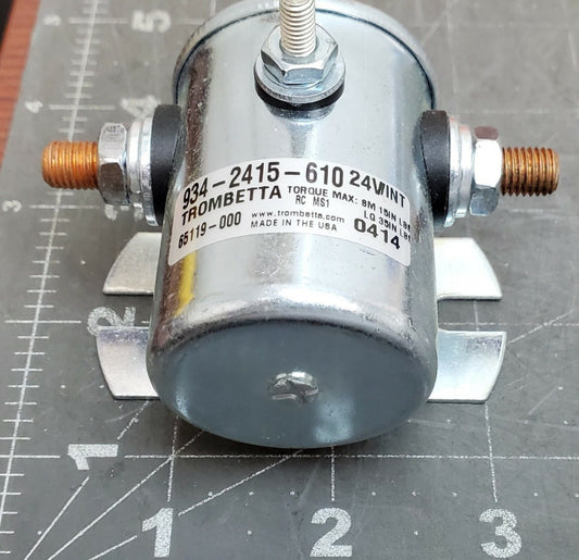 24 Volt Solenoid Trombetta JLG, SkyTrak, Gradall, Lull P91853 [C8S4]