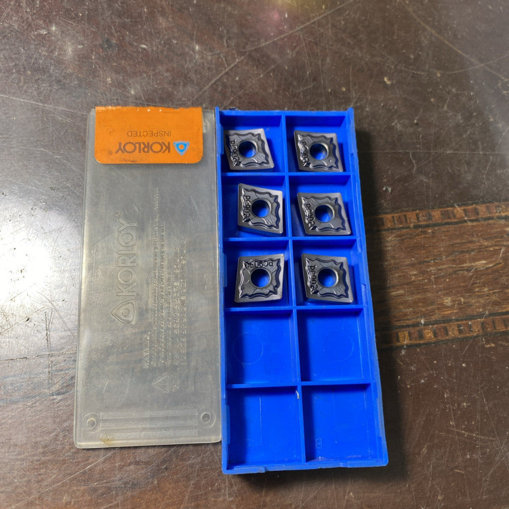Qty 6 Korloy CNMG 432 HA CNMG120408-HA 120408 PC9030 Grade Carbide Inserts (E42)