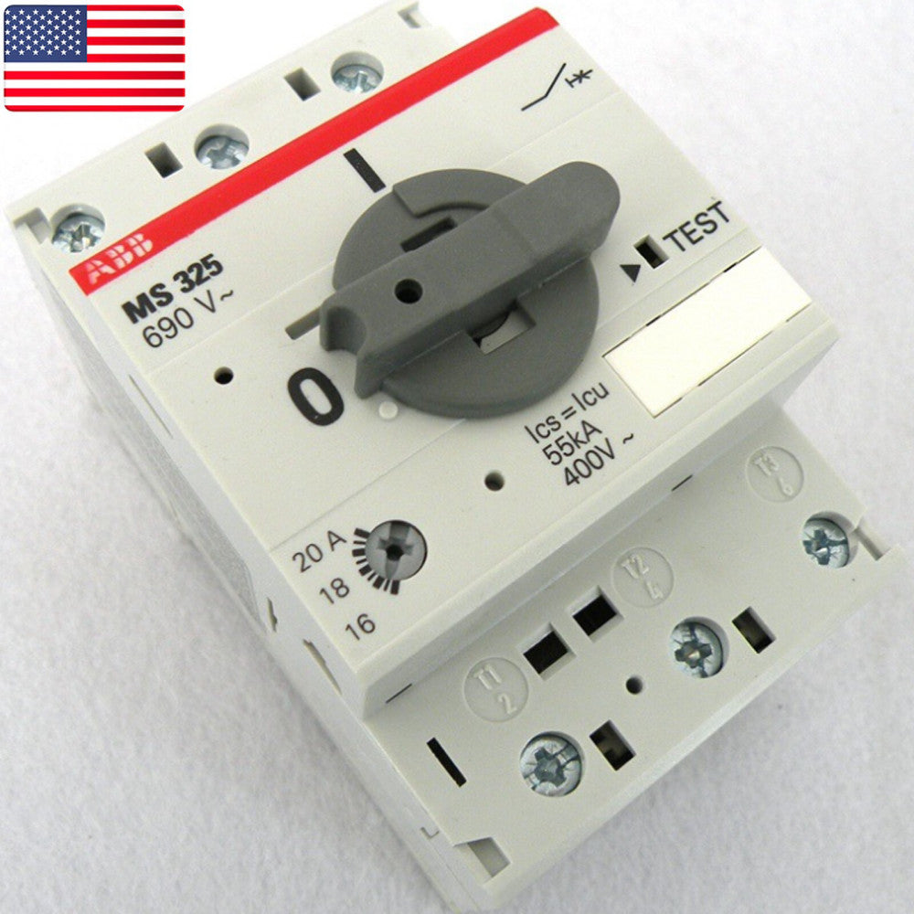 One Brand New ABB MS325-20 Circuit Breaker 16-20A - US Stock