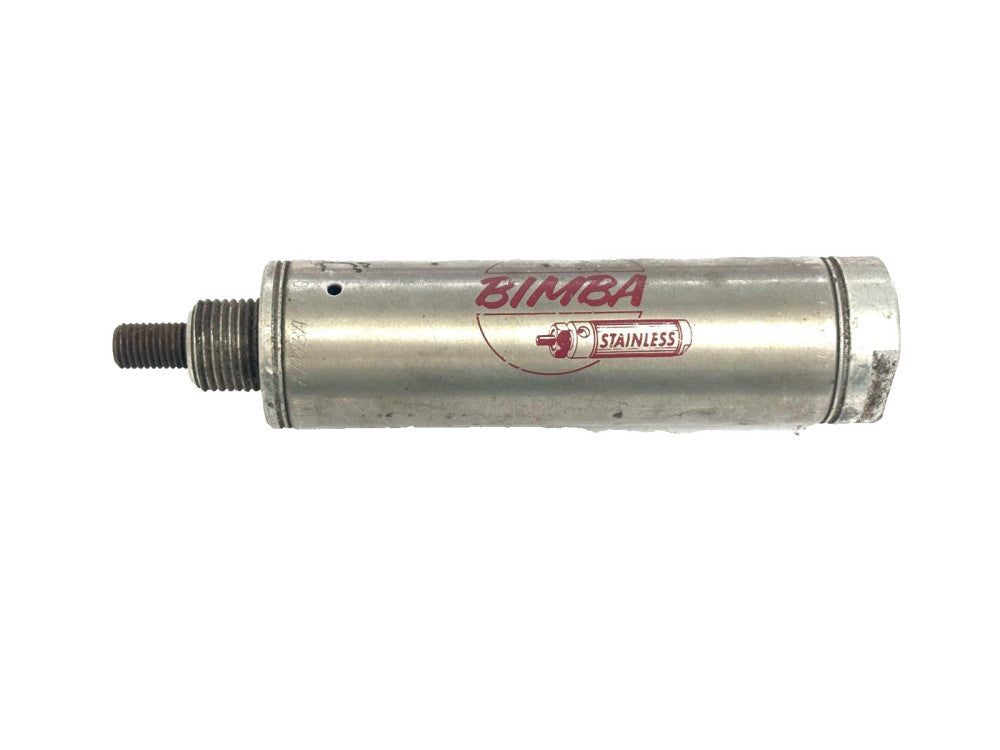 BIMBA PNEUMATIC AIR CYLINDER 091.5 1-1/6" BORE 1.5" STROKE STAINLESS