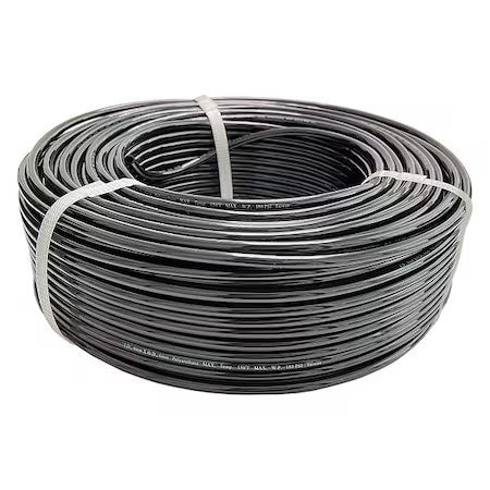 Zoro Select 806Fj8 Tubing,4Mm Id X 6Mm Od,250 Ft,Black