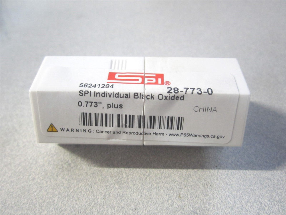 SPI (28-773-0) 0.7730" Dia Class ZZ Black Oxide Plus Plug Gage