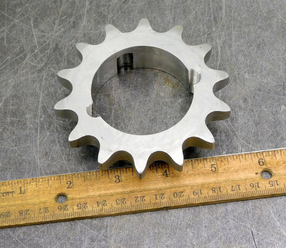 Martin 60B14SS Roller Chain Sprocket #60 14 Teeth 2" Bore Stainless Steel