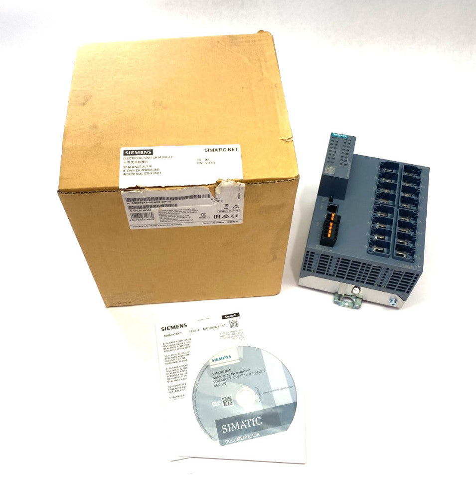 Siemens 6GK5216-0BA00-2AC2 SCALANCE XC216 Manageable Layer 2 IE Ethernet Switch