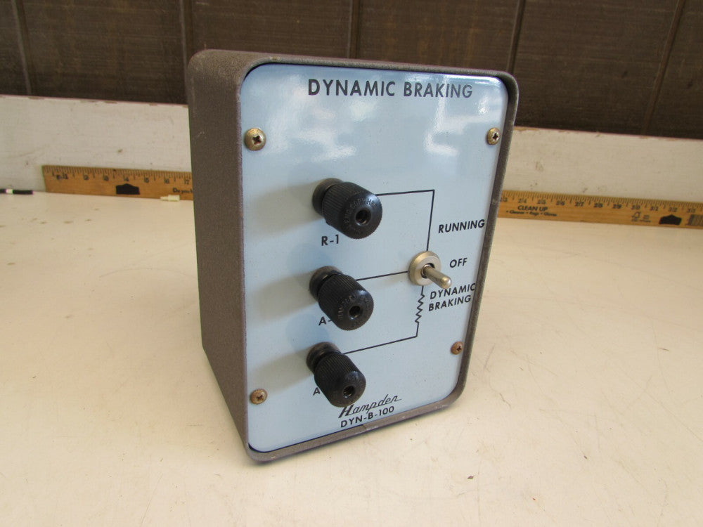 HAMPDEN DYN-B-100 DYNAMIC BRAKING MODULE XLNT USED TAKEOUT MAKE OFFER !!
