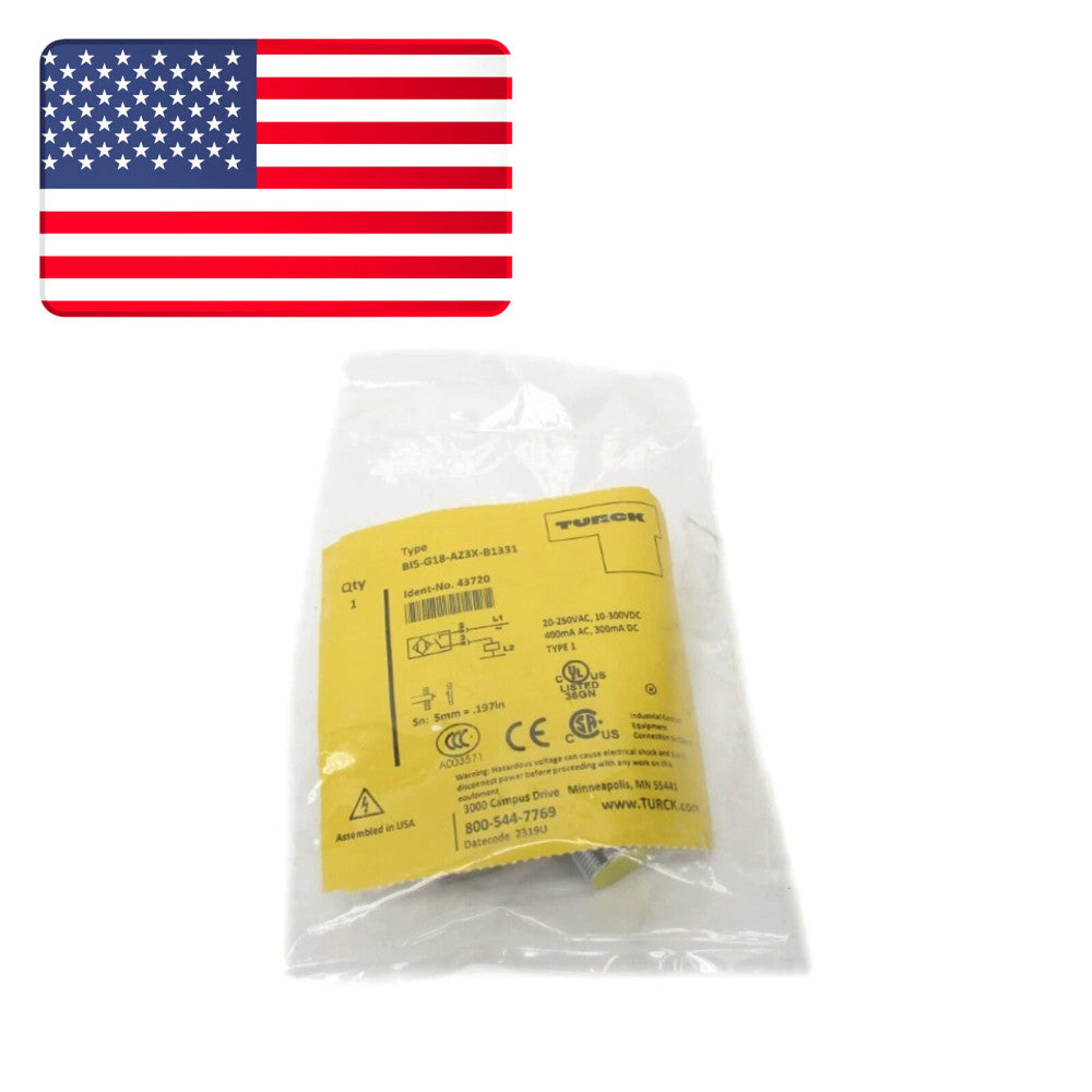 For Turck BI5-G18-AZ3X-B1331 Proximity Sensor Switch 5MM 300mA - US Stock