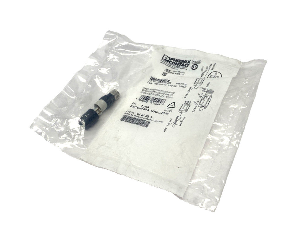 Phoenix Contact SACC-M 8FS-4QO-0,25-M Connector M8 Female 4-Pin 1441053