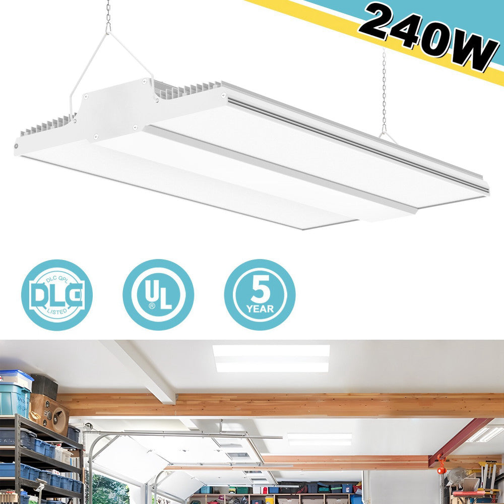 240W LED Linear High Bay Light 36000 Lumen Indoor Warehouse Hanging Fixture Lamp