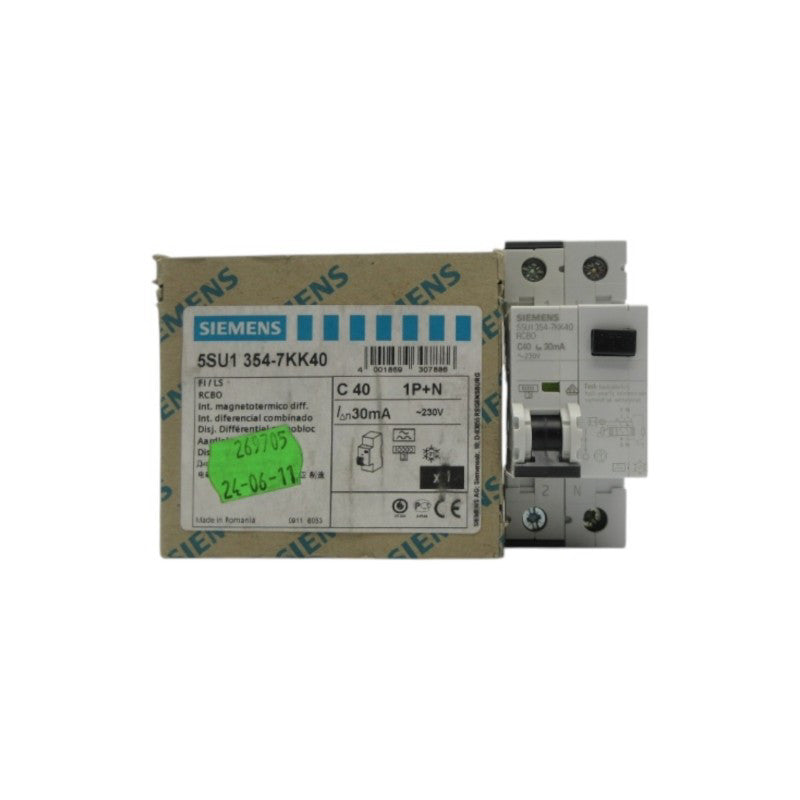 SIEMENS 5SU1354-7KK40 230V 40A NSMP