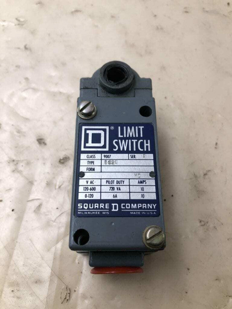 Square D B62C Series A Limit Switch Class 9007 120-600VAC 0-120VAC 10A