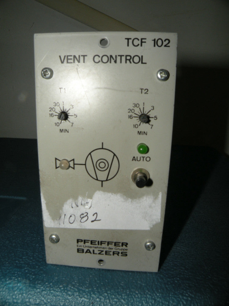 Pfeiffer / Balzers TCF 102 Vent Control Plug-In