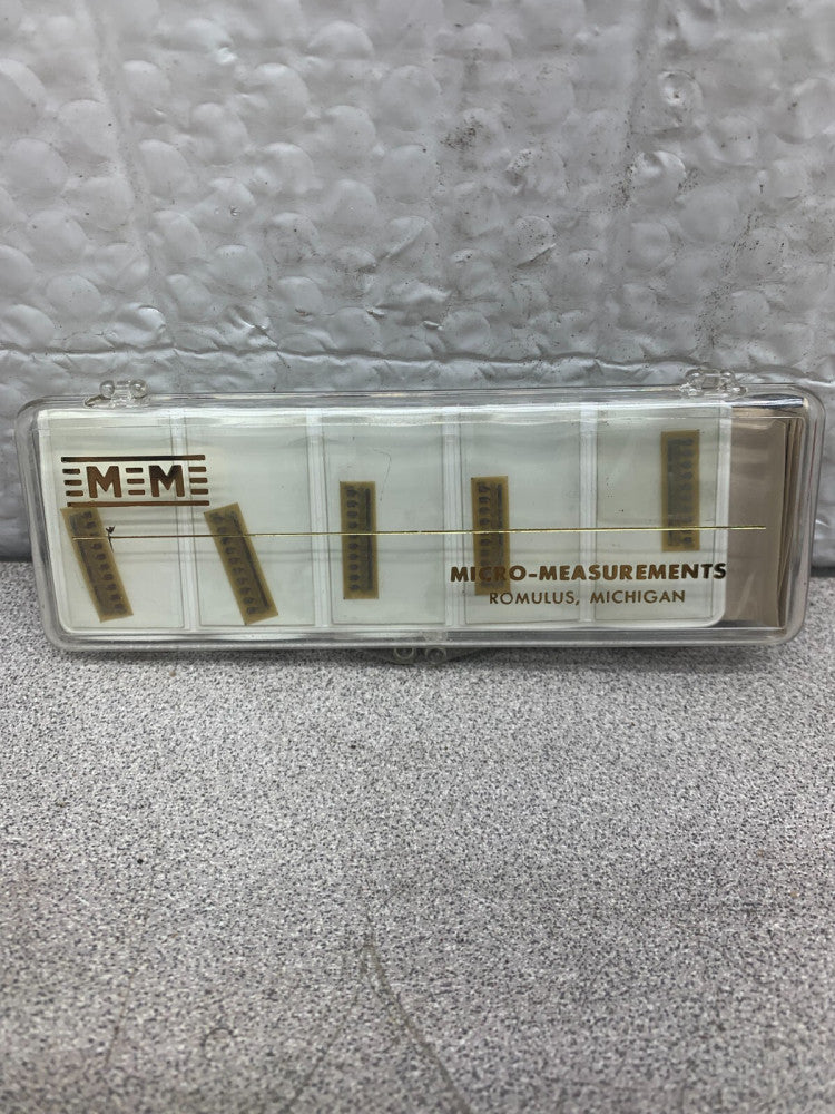 NEW PACK OF 5 MICRO-MEASUREMENTS PRECISION STRAIN GAGES EA-13-062MW-120