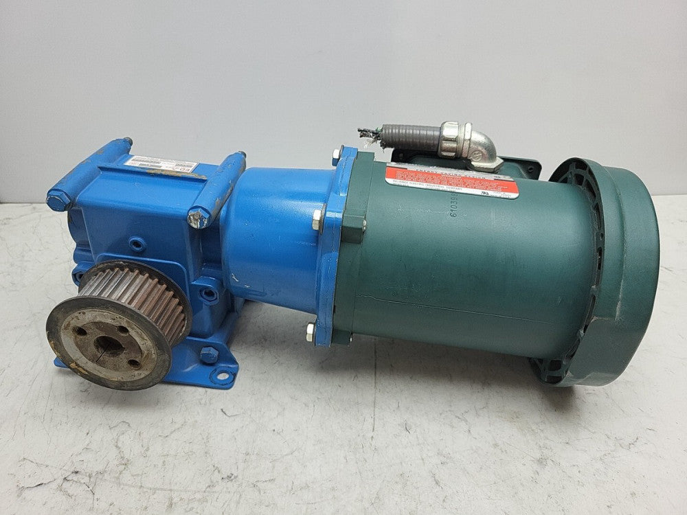 Reliance P56H1337W-RX  3/4 Hp Motor Morse 18GED Gear Reducer 20:1 Ratio