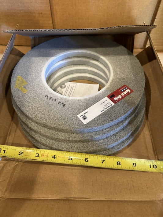 3M Scotch-Brite 10"x1/2"x5" EXL Deburring Wheel 9S FIN S/C Hard 92870