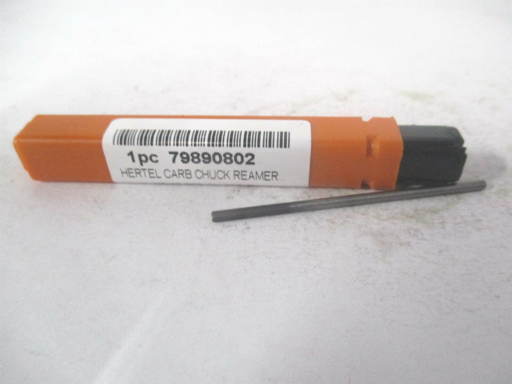 (500-003045) #45 1/2" x 2" OAL 4-Flute Solid Carbide RH Chucking Reamer 