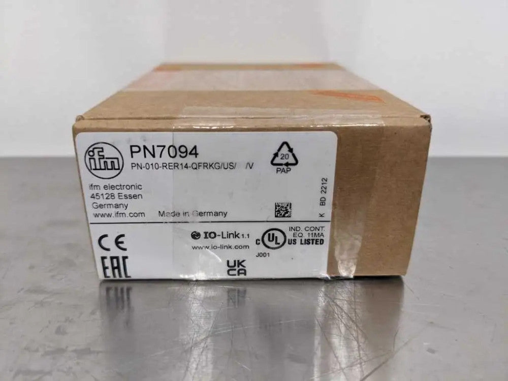 IFM Efector PN7094 Pressure Sensor with Display PN-010-RER14-QFRKG/US/ /V IO-Lin