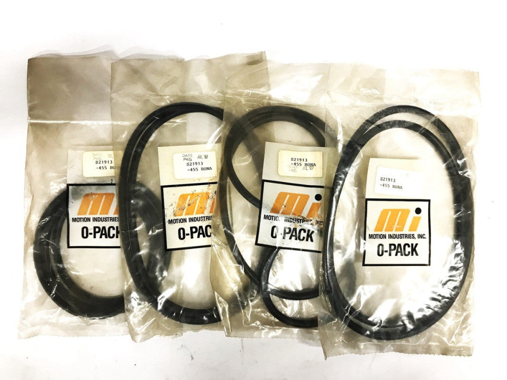 Motion Industries O-Pack 13" x 1/4" Gasket S21913-455-BUNA [Lot of 4] NOS