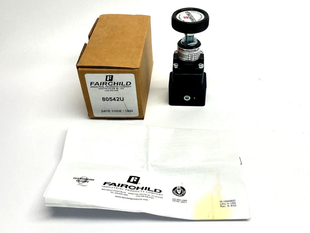 Fairchild 80542U Pneumatic Regulator 1-60 PSI 1/4" BSPT