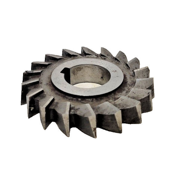 NATIONAL TWIST MILLING CUTTER HS 3" DIAMETER 1/2" WIDTH 1" ARBOR 18-TEETH