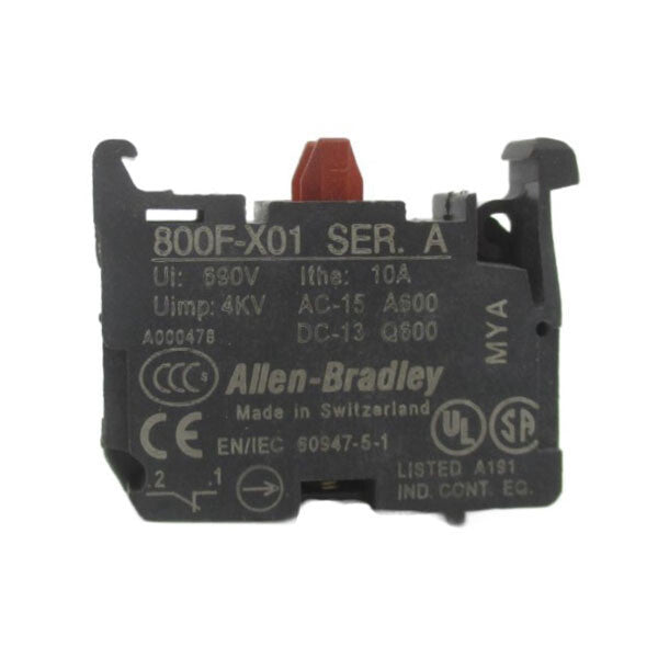 ALLEN BRADLEY 800F-X01 SER. A 690V 10A UNMP
