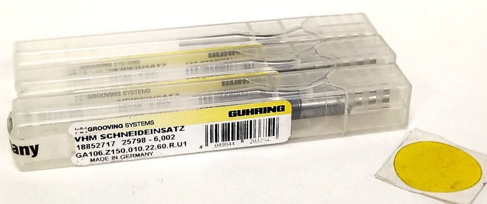 GUHRING CARBIDE BORING BAR CUTTING TOOLS 18852717 25798-6,002 ***LOT OF 3***