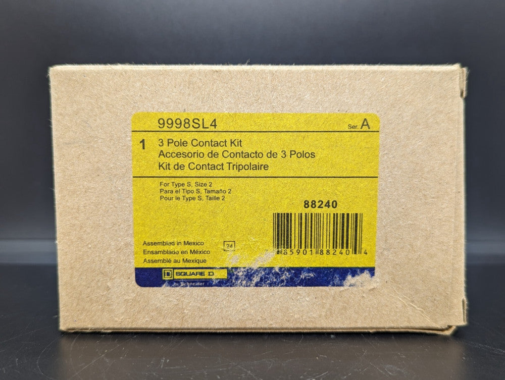 Square D 9998SL4 Size 2 Contact Kit New In Box USA GENUINE OEM