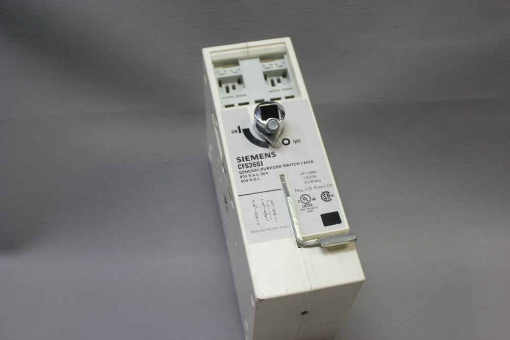 UNUSED SIEMENS DISCONNECT SWITCH P/N: CFS366J